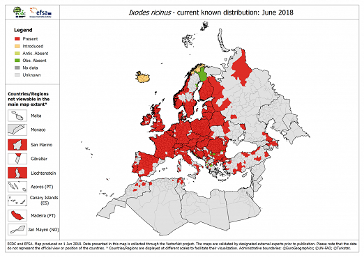 Ixodes ricinus distribution June 2018.png